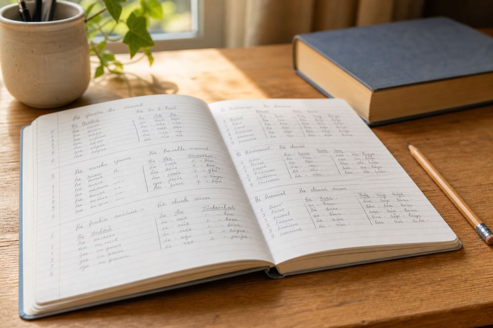 Le verbe apprendre se conjugue avec les bons repères