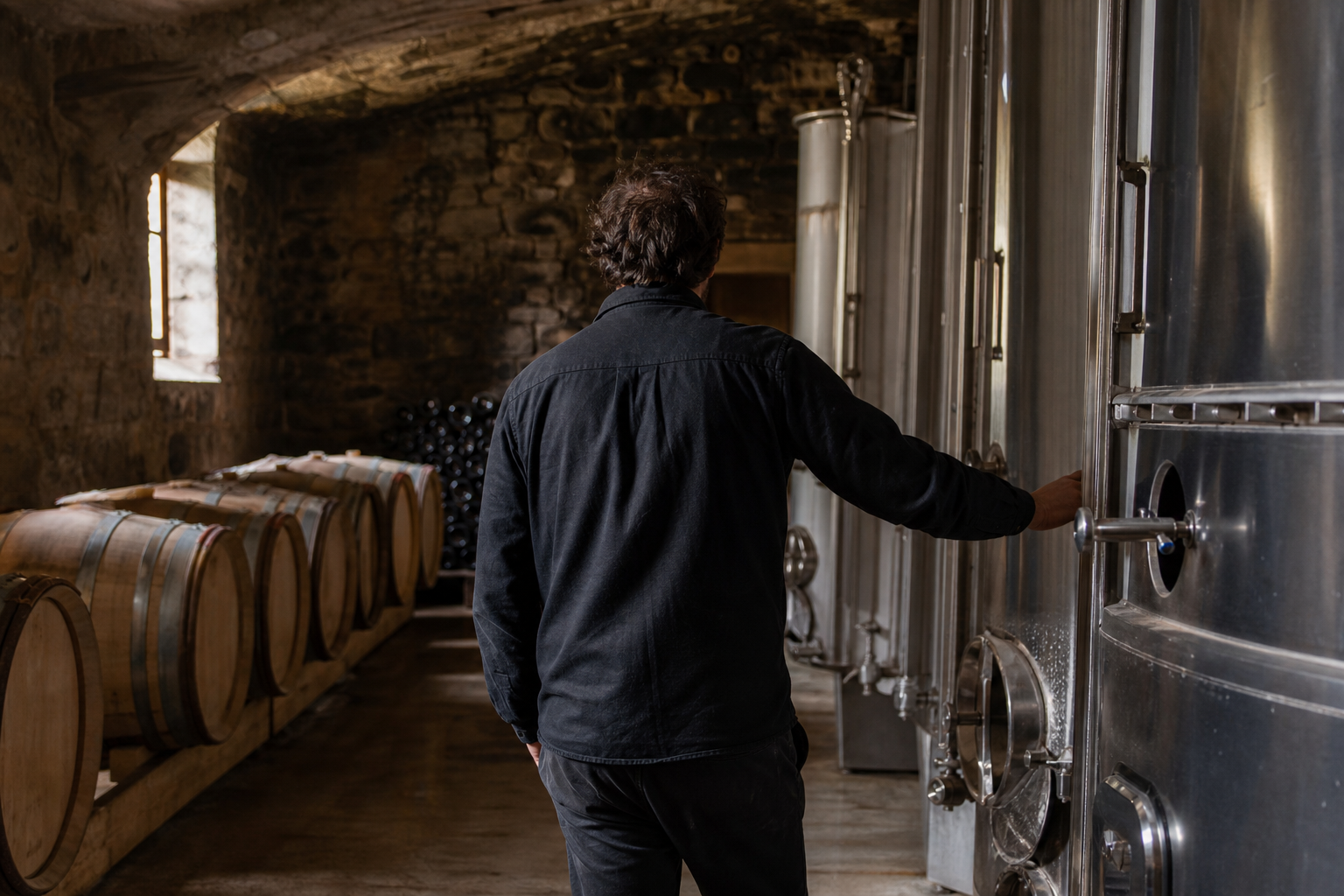 Le maître de chai veille à chaque étape de l’élevage du vin